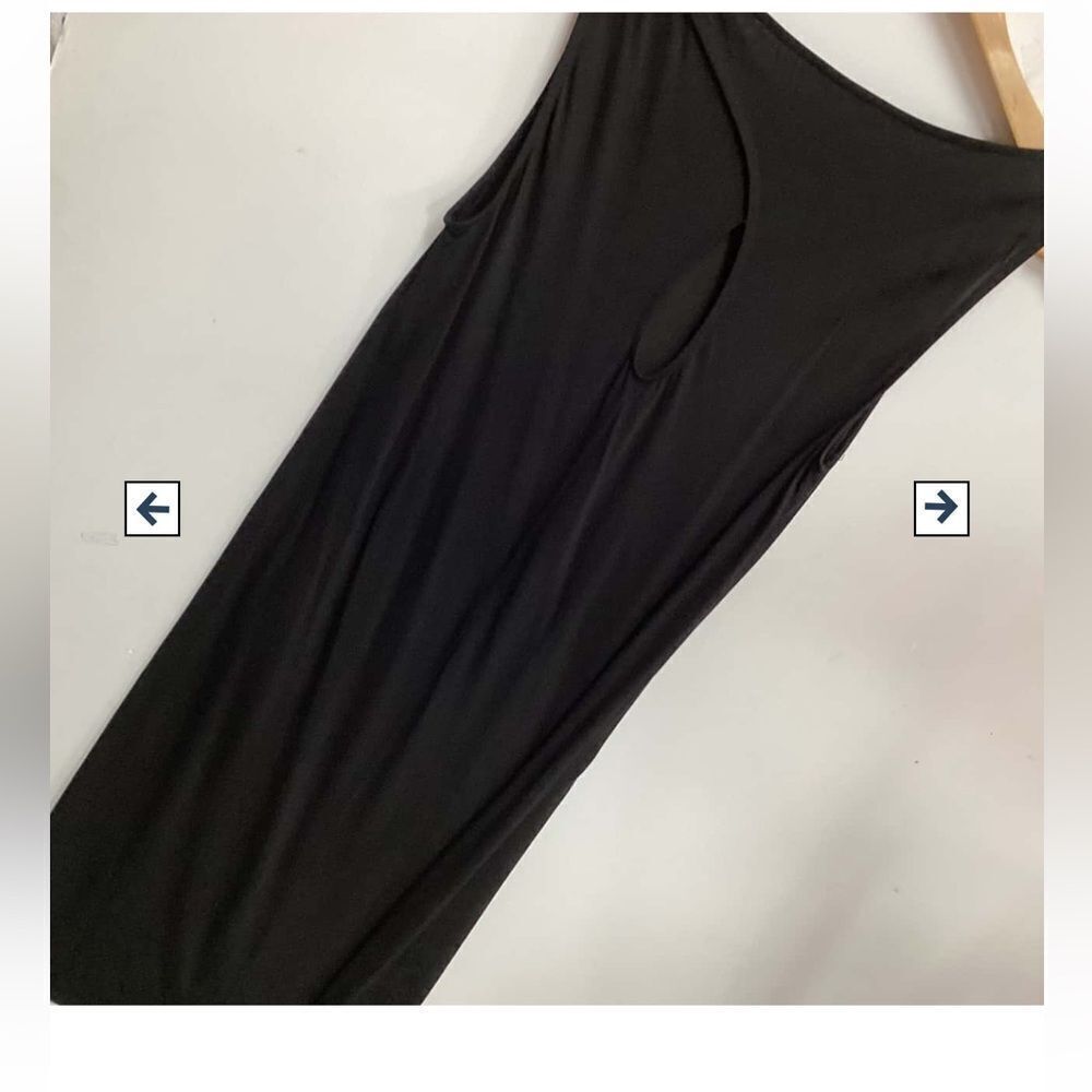 COS Sleeveless Keyhole back Midi Jersey Dress - Picture 4 of 8